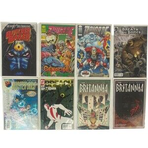 Mixed  Comics Butcher Baker Brigade Breath of Bones Booster Gold & More Lot of 8